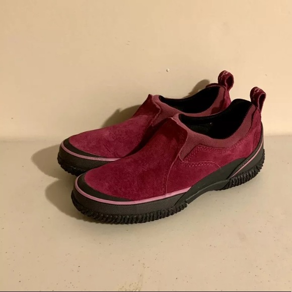 LL Bean comfort suede moc slip on womens walking hiking shoes SZ 7M - Picture 2 of 11